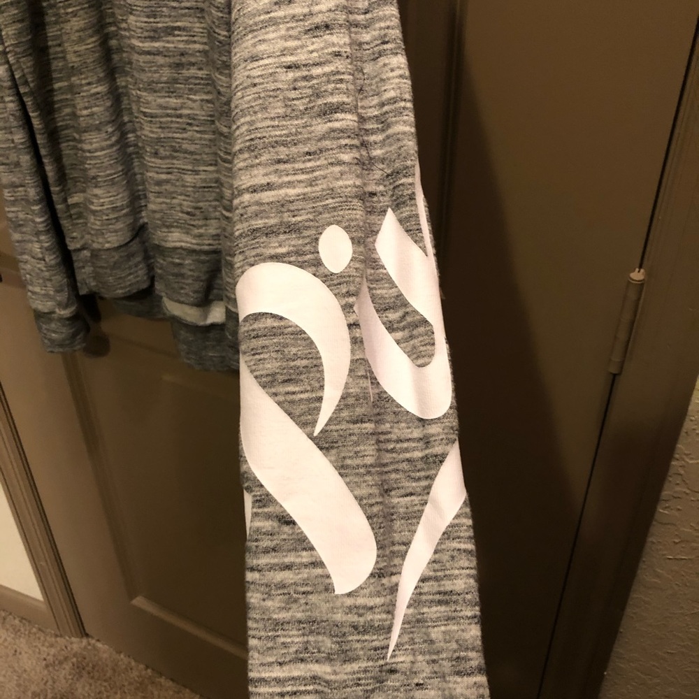 Grey PINK cowlneck sweatshirt - Picture 3 of 3